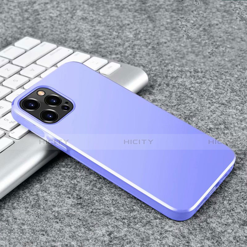 Coque Ultra Fine Silicone Souple Housse Etui S02 pour Apple iPhone 12 Pro Max Violet Plus