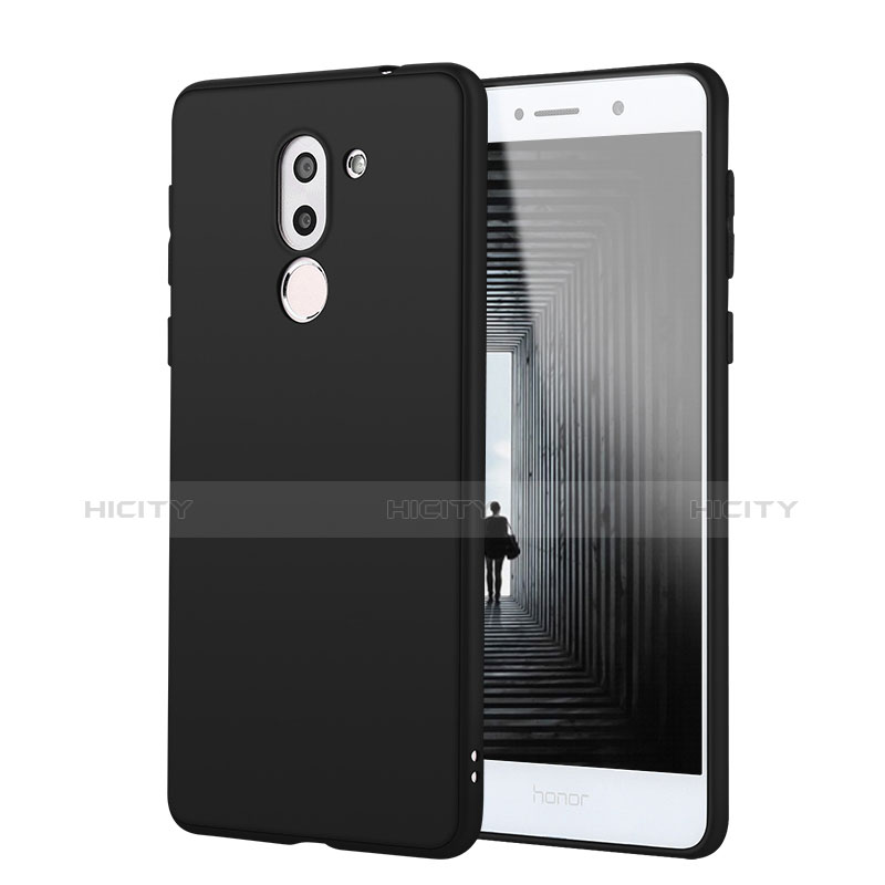 Coque Ultra Fine Silicone Souple Housse Etui S02 pour Huawei Honor 6X Noir Plus