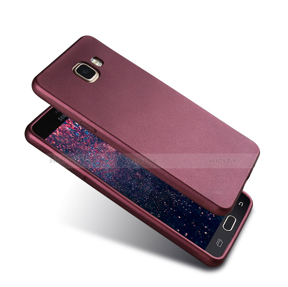 Coque Ultra Fine Silicone Souple Housse Etui S02 pour Samsung Galaxy A5 (2016) SM-A510F Violet Plus