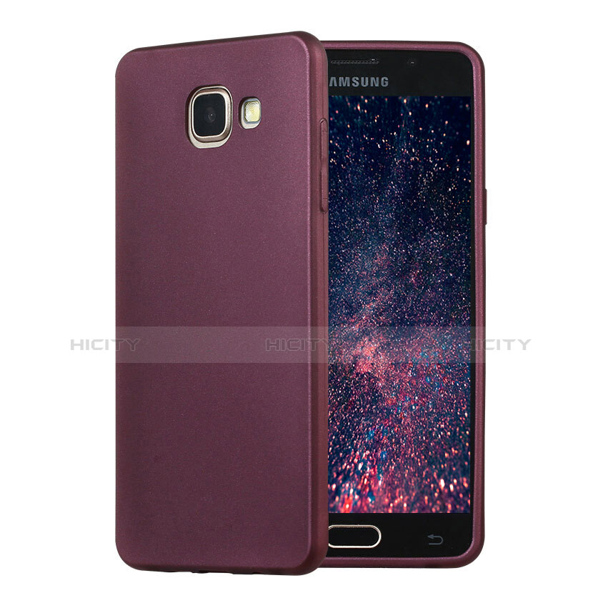 Coque Ultra Fine Silicone Souple Housse Etui S02 pour Samsung Galaxy A5 (2016) SM-A510F Violet Plus