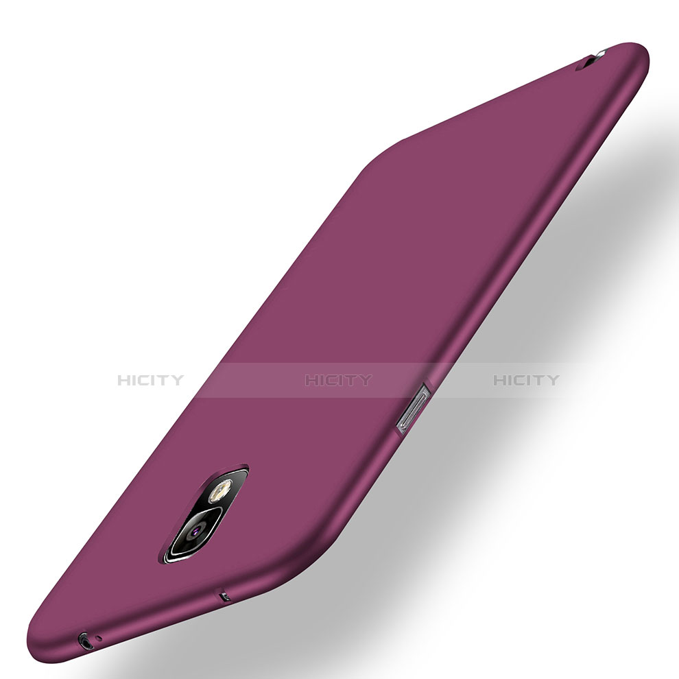 Coque Ultra Fine Silicone Souple Housse Etui S02 pour Samsung Galaxy Note 3 N9000 Violet Plus