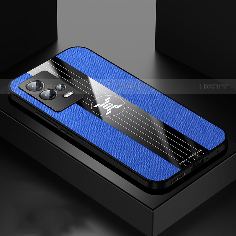 Coque Ultra Fine Silicone Souple Housse Etui S02 pour Vivo iQOO 8 Pro 5G Bleu Plus