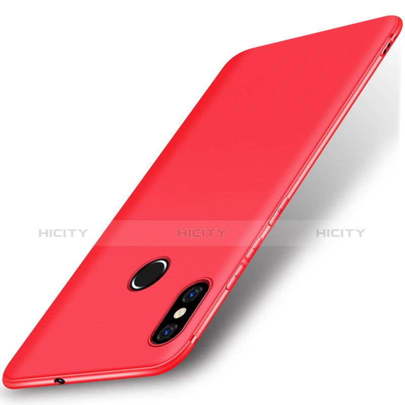 Coque Ultra Fine Silicone Souple Housse Etui S02 pour Xiaomi Mi 8 Rouge Plus