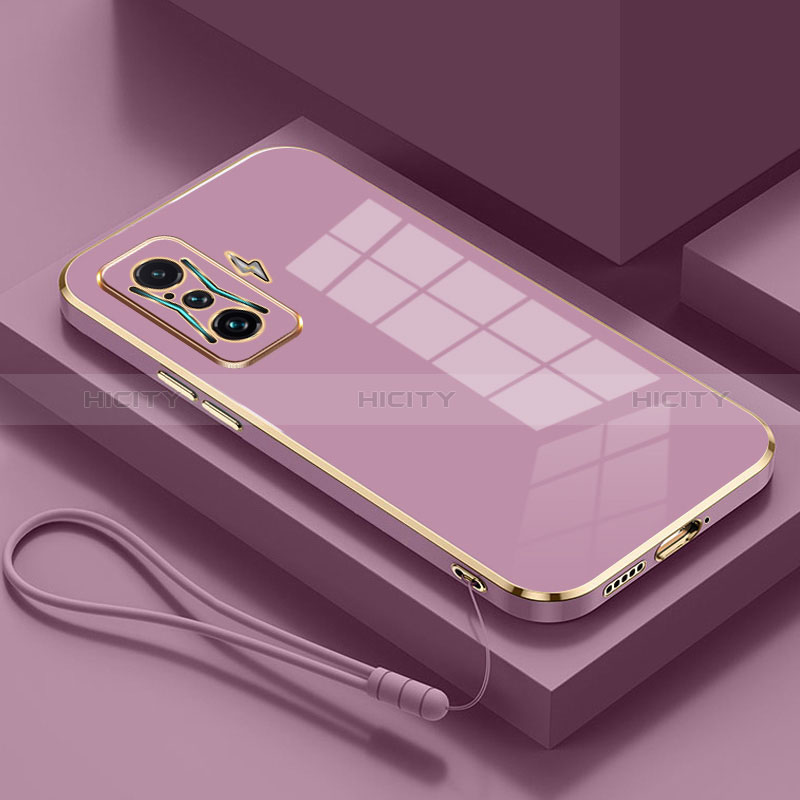 Coque Ultra Fine Silicone Souple Housse Etui S02 pour Xiaomi Poco F4 GT 5G Violet Plus