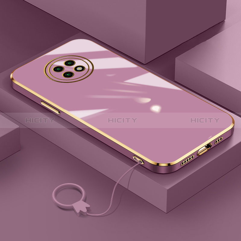 Coque Ultra Fine Silicone Souple Housse Etui S02 pour Xiaomi Redmi Note 9 5G Violet Plus