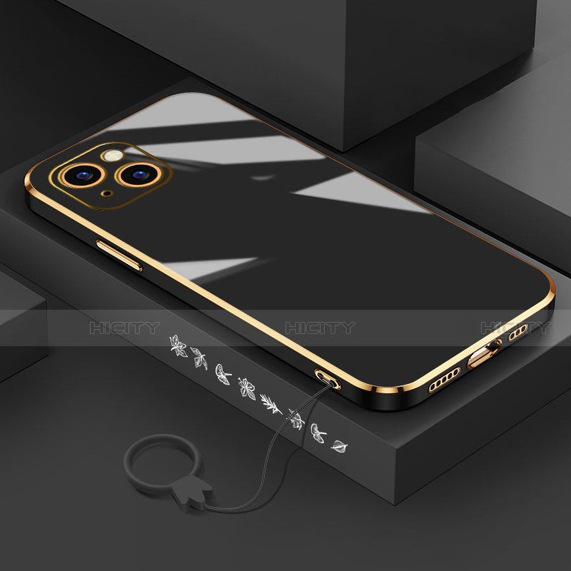Coque Ultra Fine Silicone Souple Housse Etui S03 pour Apple iPhone 14 Noir Plus
