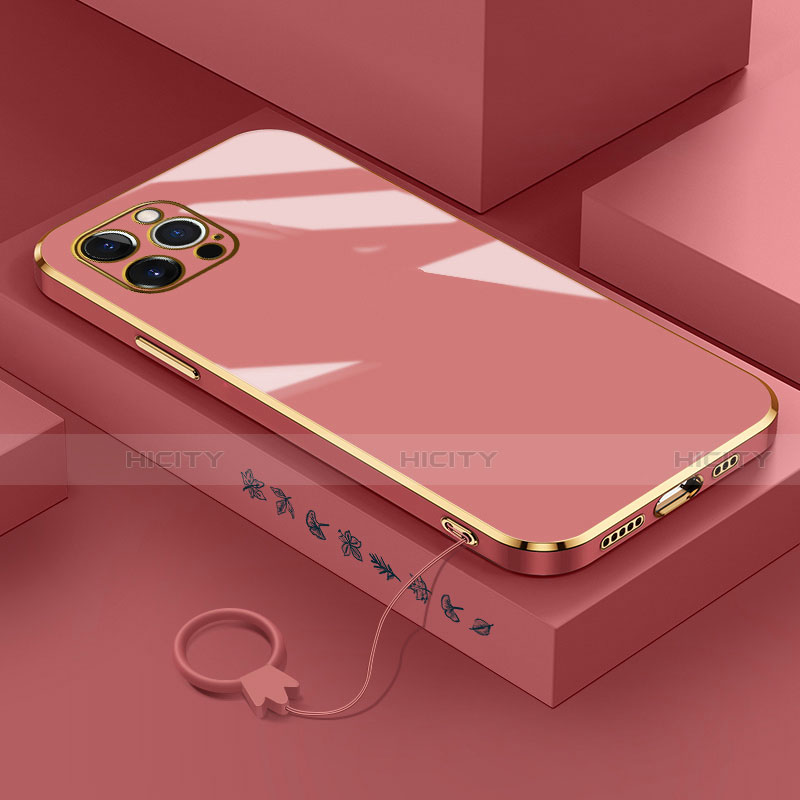 Coque Ultra Fine Silicone Souple Housse Etui S03 pour Apple iPhone 15 Pro Max Rouge Plus