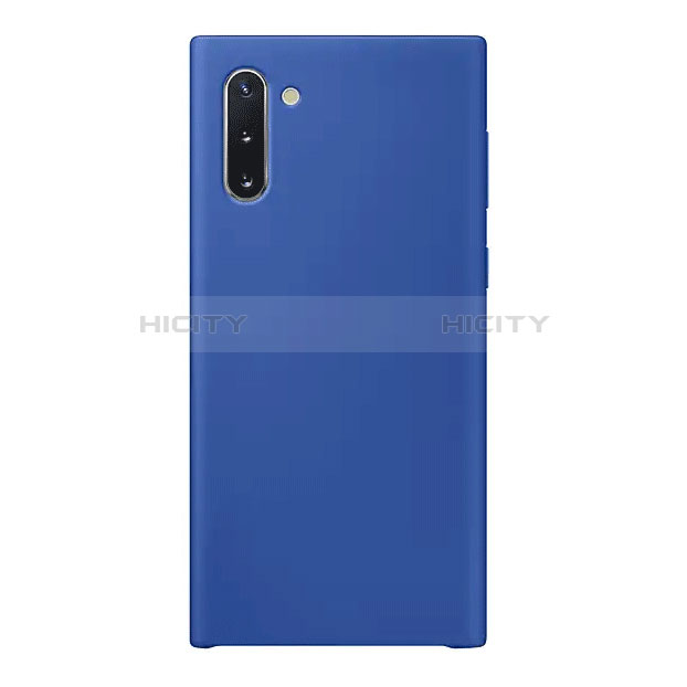 Coque Ultra Fine Silicone Souple Housse Etui S03 pour Samsung Galaxy Note 10 5G Bleu Plus