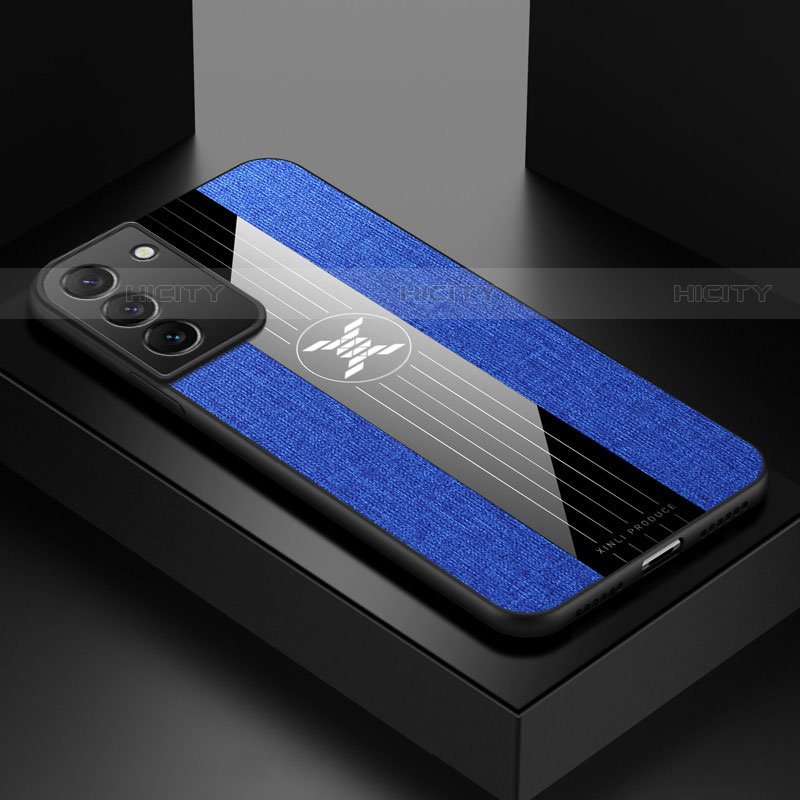 Coque Ultra Fine Silicone Souple Housse Etui S03 pour Samsung Galaxy S22 5G Bleu Plus
