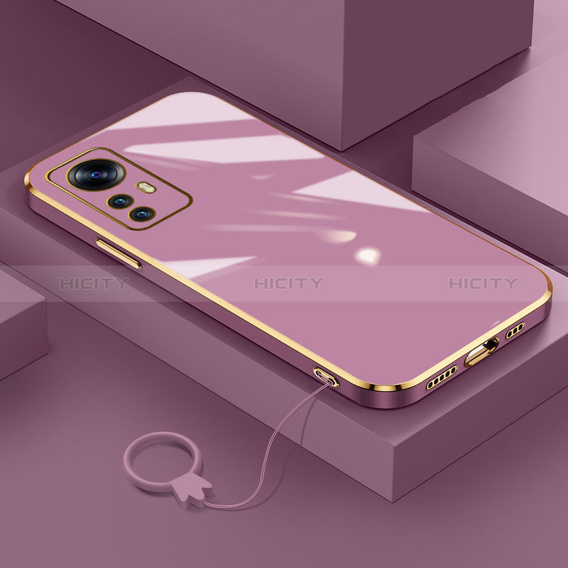 Coque Ultra Fine Silicone Souple Housse Etui S03 pour Xiaomi Mi 12T Pro 5G Violet Plus