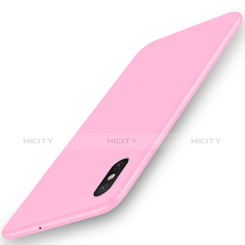 Coque Ultra Fine Silicone Souple Housse Etui S03 pour Xiaomi Mi 8 Explorer Rose Plus