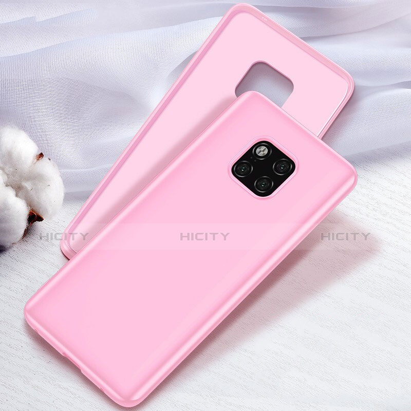 Coque Ultra Fine Silicone Souple Housse Etui S04 pour Huawei Mate 20 Pro Rose Plus