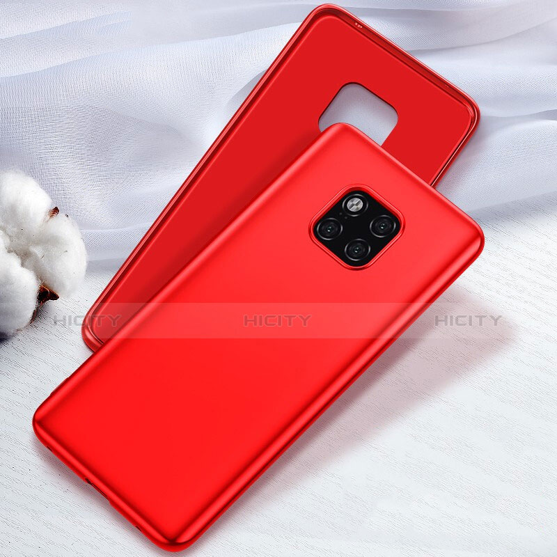 Coque Ultra Fine Silicone Souple Housse Etui S04 pour Huawei Mate 20 Pro Rouge Plus