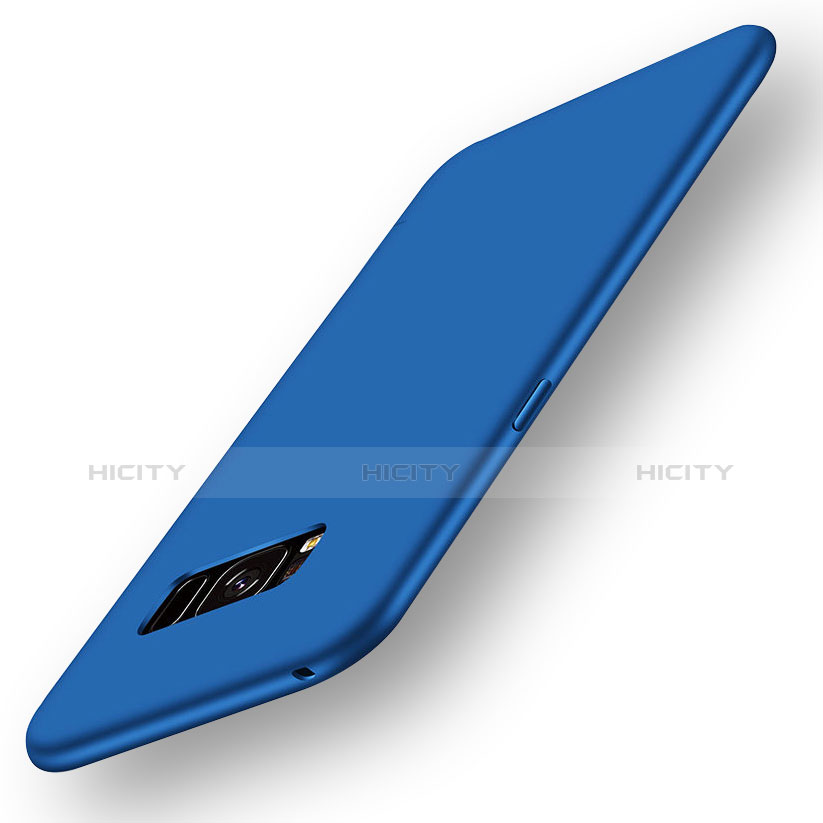 Coque Ultra Fine Silicone Souple Housse Etui S05 pour Samsung Galaxy S8 Bleu Plus