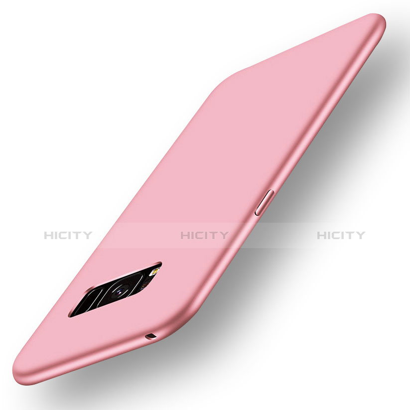 Coque Ultra Fine Silicone Souple Housse Etui S05 pour Samsung Galaxy S8 Plus Rose Plus