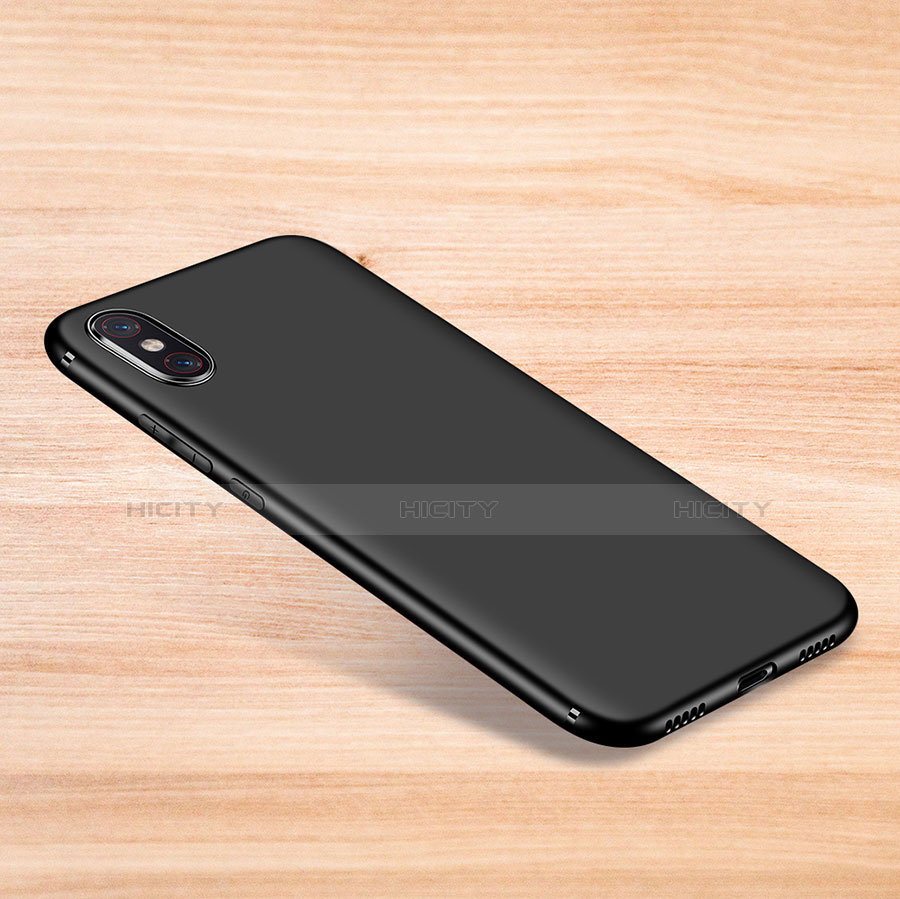 Coque Ultra Fine Silicone Souple Housse Etui S06 pour Xiaomi Mi 8 Pro Global Version Noir Plus