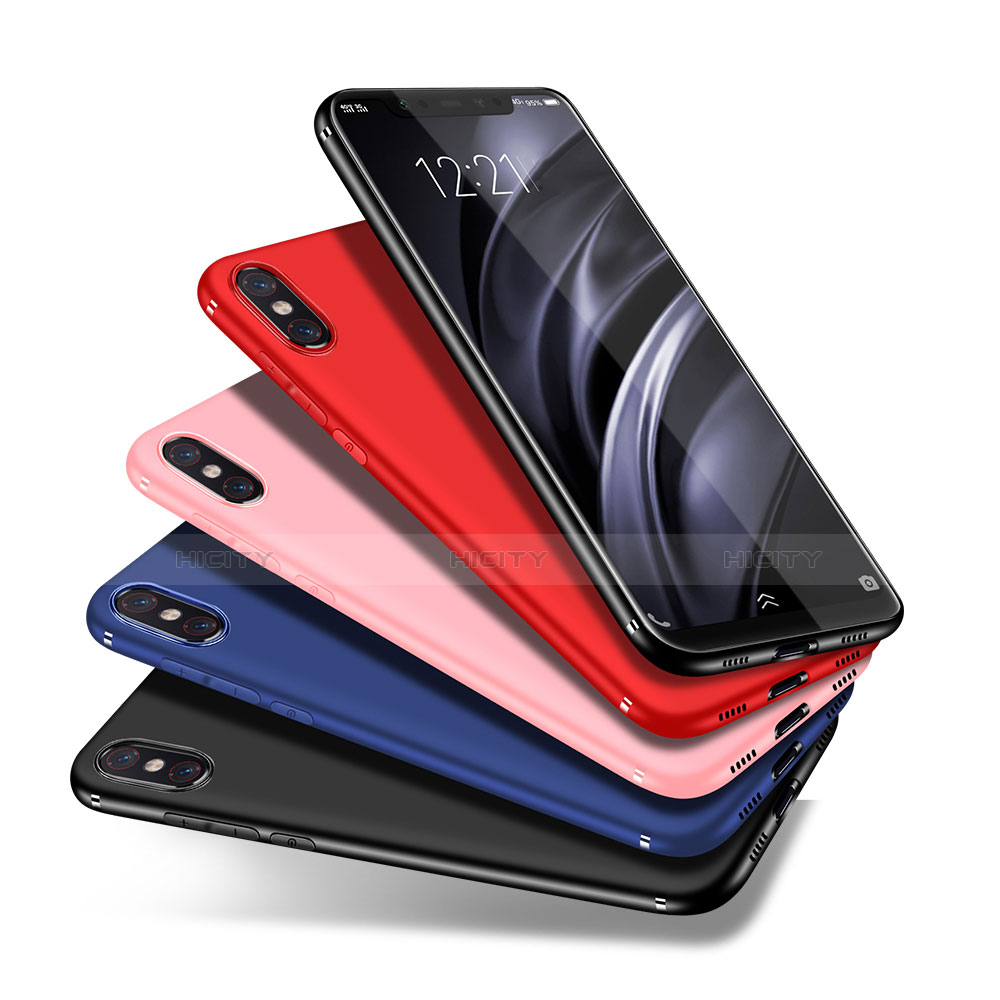 Coque Ultra Fine Silicone Souple Housse Etui S06 pour Xiaomi Mi 8 Pro Global Version Plus