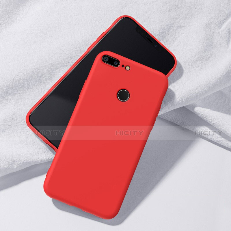 Coque Ultra Fine Silicone Souple Housse Etui S07 pour Huawei Honor 9 Lite Rouge Plus