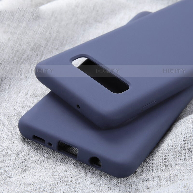 Coque Ultra Fine Silicone Souple Housse Etui U01 pour Samsung Galaxy S10 5G Bleu Plus