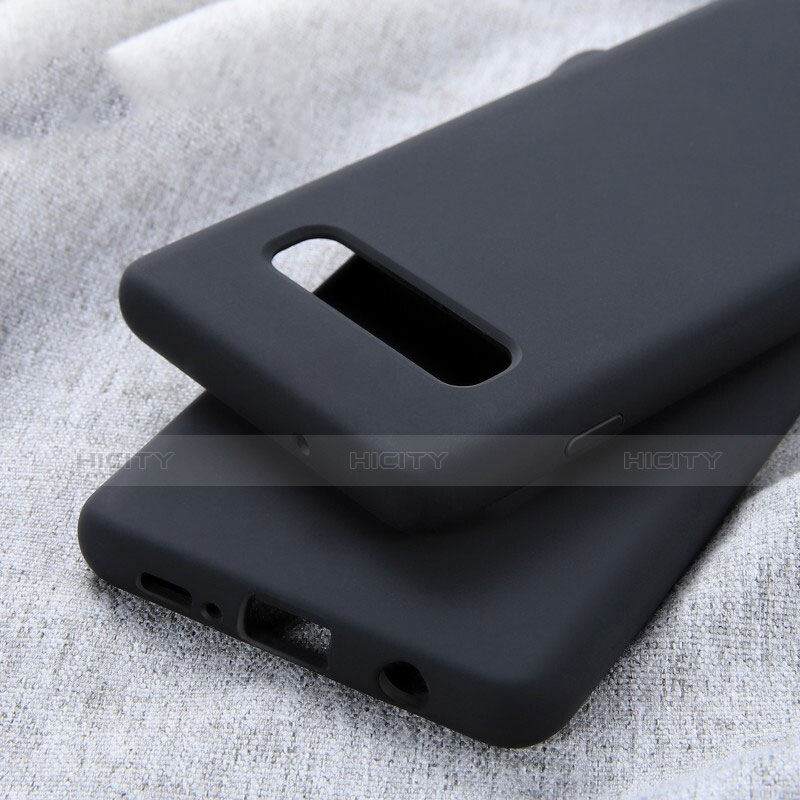 Coque Ultra Fine Silicone Souple Housse Etui U01 pour Samsung Galaxy S10 Noir Plus