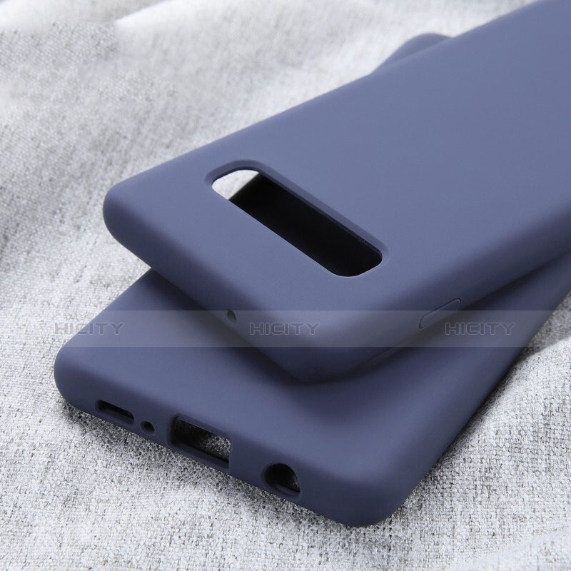 Coque Ultra Fine Silicone Souple Housse Etui U01 pour Samsung Galaxy S10 Plus Bleu Plus