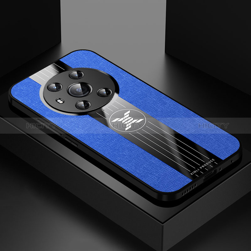 Coque Ultra Fine Silicone Souple Housse Etui X01L pour Huawei Honor Magic3 5G Bleu Plus