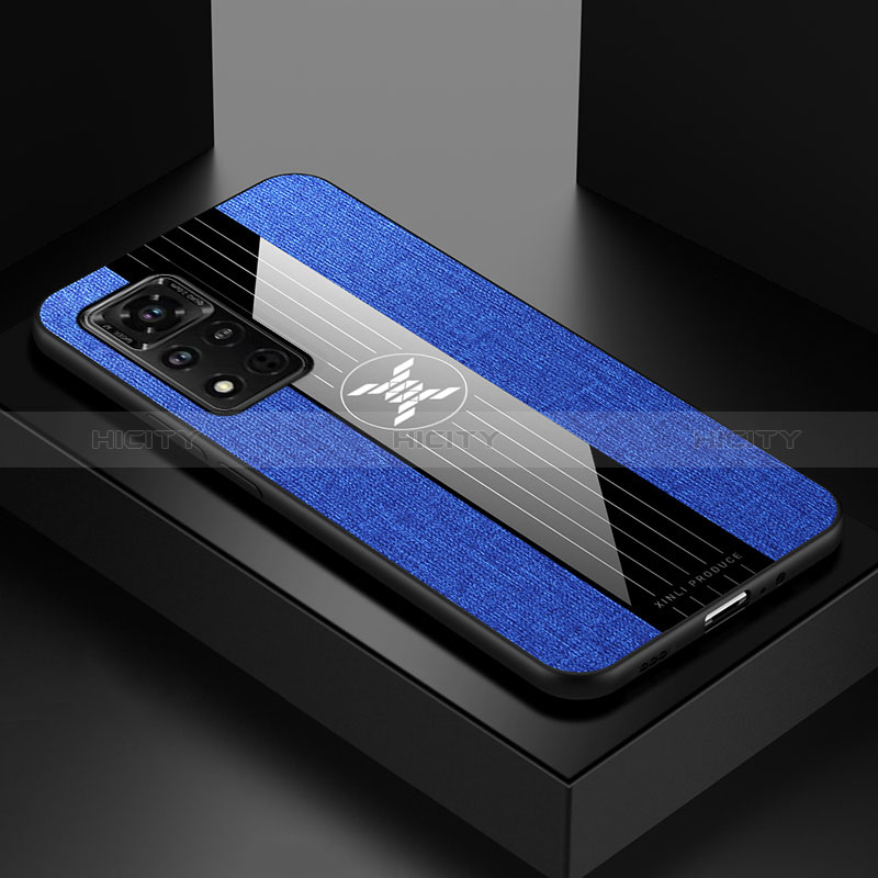 Coque Ultra Fine Silicone Souple Housse Etui X01L pour Huawei Honor V40 5G Bleu Plus