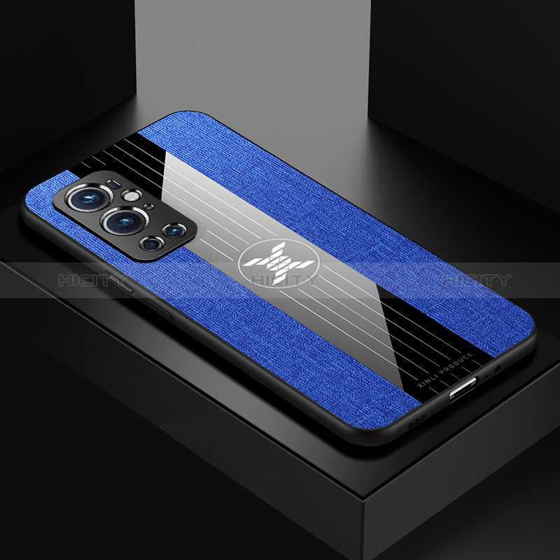 Coque Ultra Fine Silicone Souple Housse Etui X01L pour OnePlus 9 Pro 5G Bleu Plus