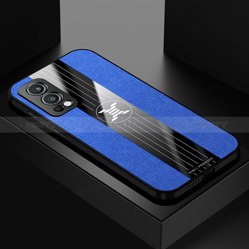 Coque Ultra Fine Silicone Souple Housse Etui X01L pour OnePlus Nord 2 5G Bleu Plus