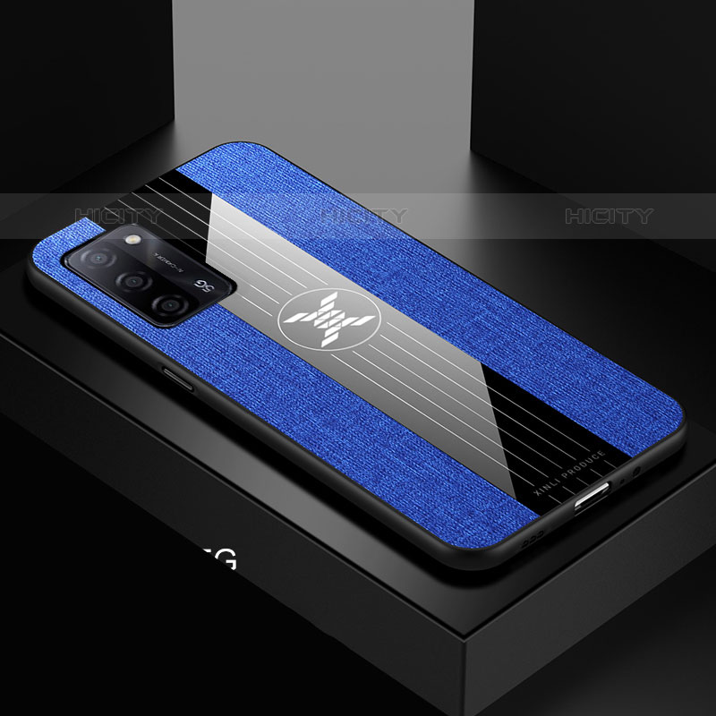 Coque Ultra Fine Silicone Souple Housse Etui X01L pour Oppo A53s 5G Bleu Plus