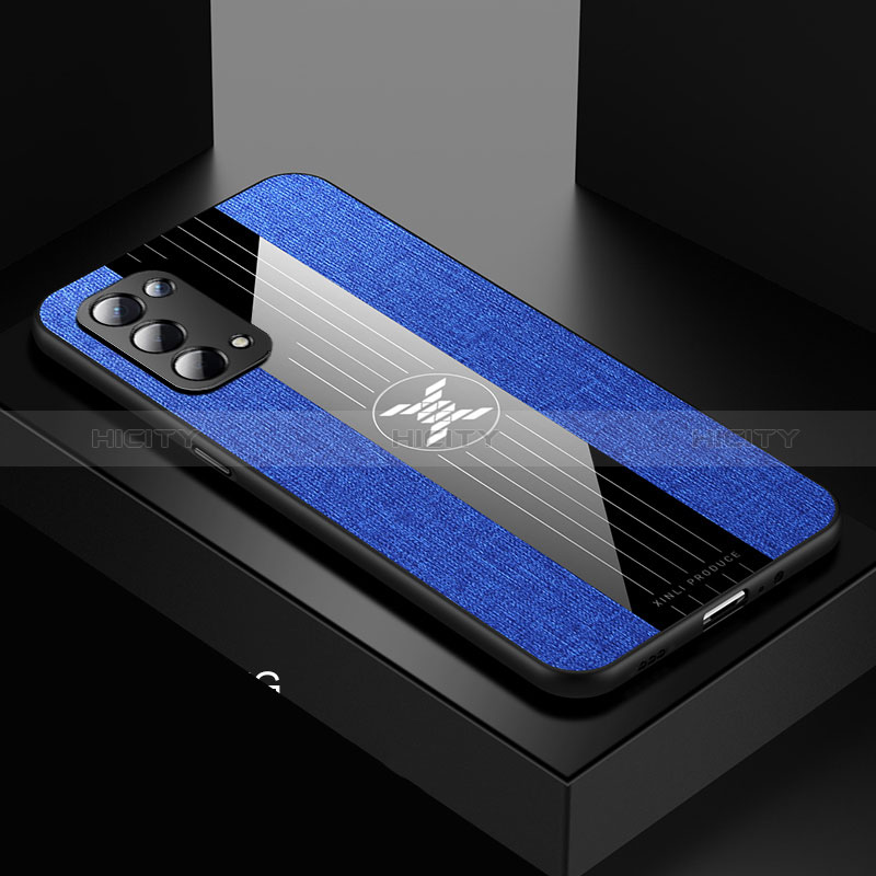 Coque Ultra Fine Silicone Souple Housse Etui X01L pour Oppo A74 5G Bleu Plus