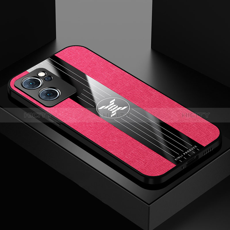 Coque Ultra Fine Silicone Souple Housse Etui X01L pour Oppo Find X5 Lite 5G Rouge Plus