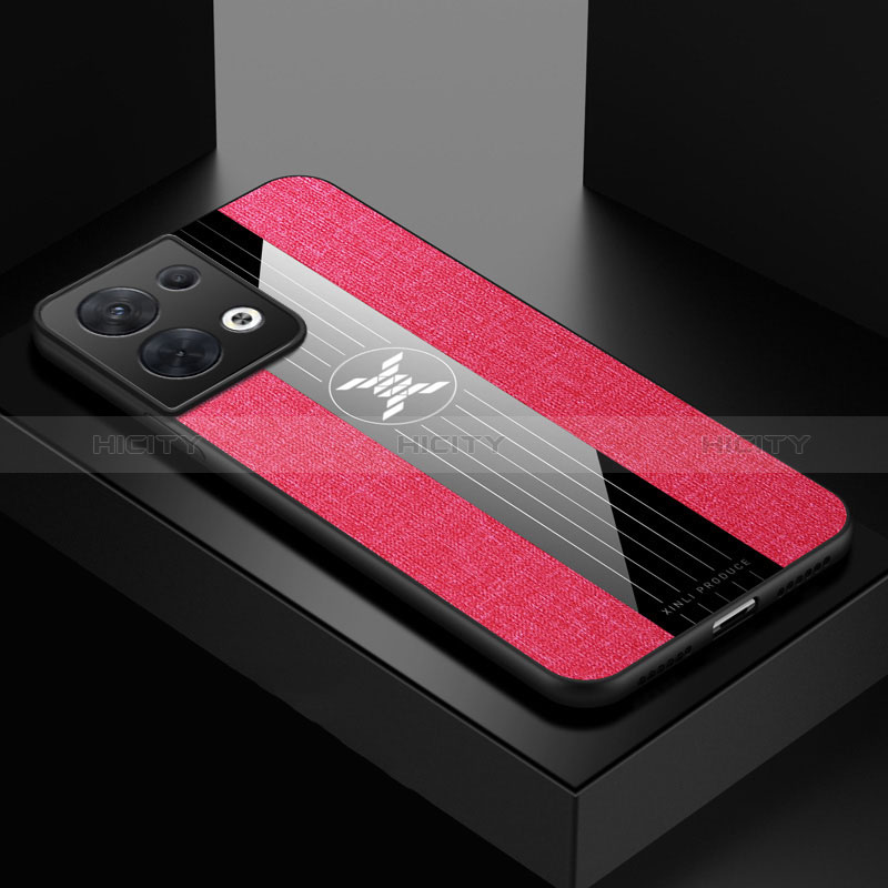 Coque Ultra Fine Silicone Souple Housse Etui X01L pour Oppo Reno9 Pro+ Plus 5G Rouge Plus