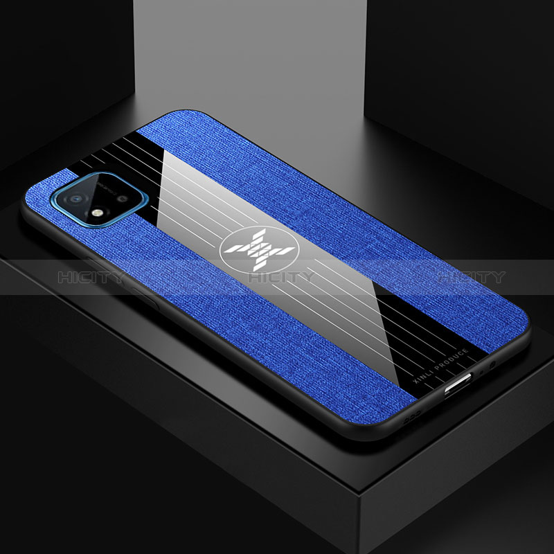 Coque Ultra Fine Silicone Souple Housse Etui X01L pour Realme C20A Bleu Plus