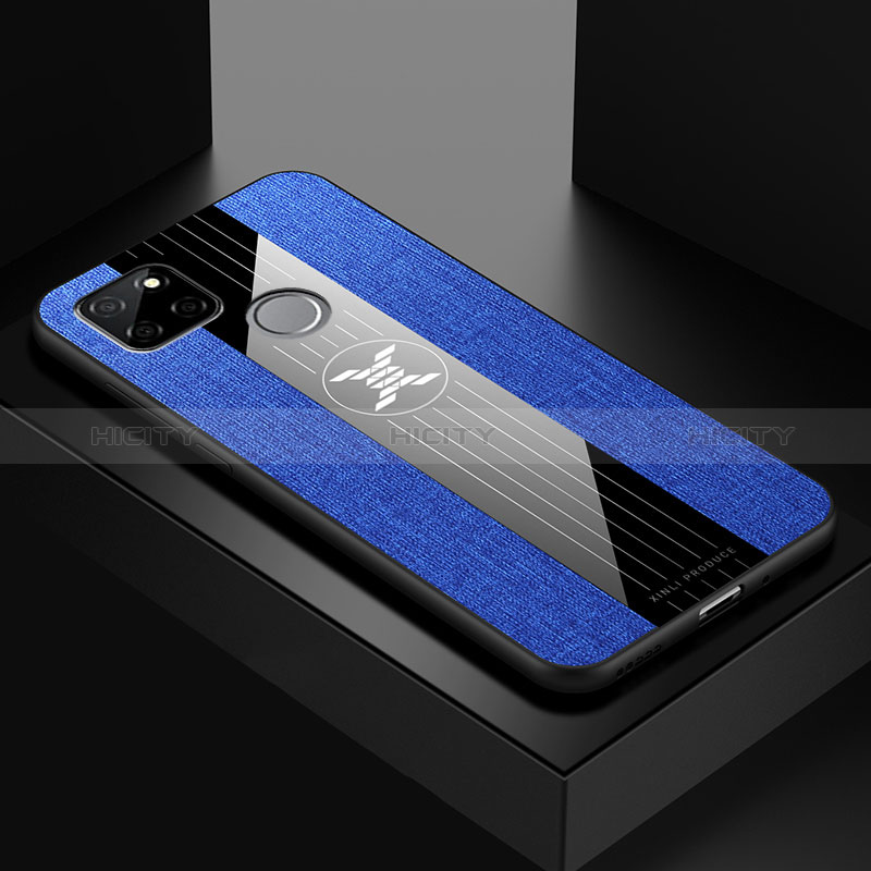 Coque Ultra Fine Silicone Souple Housse Etui X01L pour Realme Q2i 5G Bleu Plus