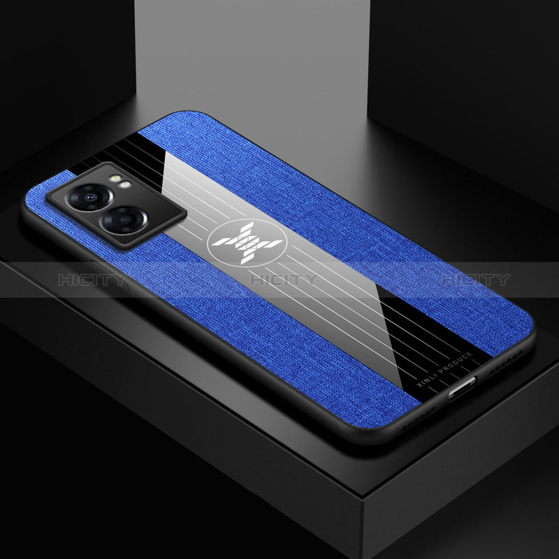 Coque Ultra Fine Silicone Souple Housse Etui X01L pour Realme V23 5G Bleu Plus