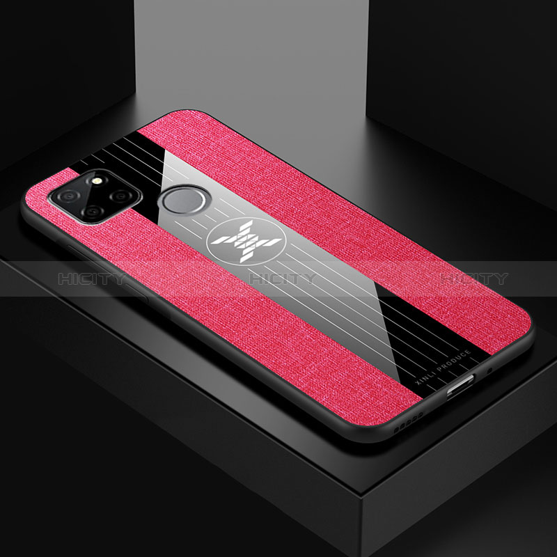 Coque Ultra Fine Silicone Souple Housse Etui X01L pour Realme V3 5G Rouge Plus