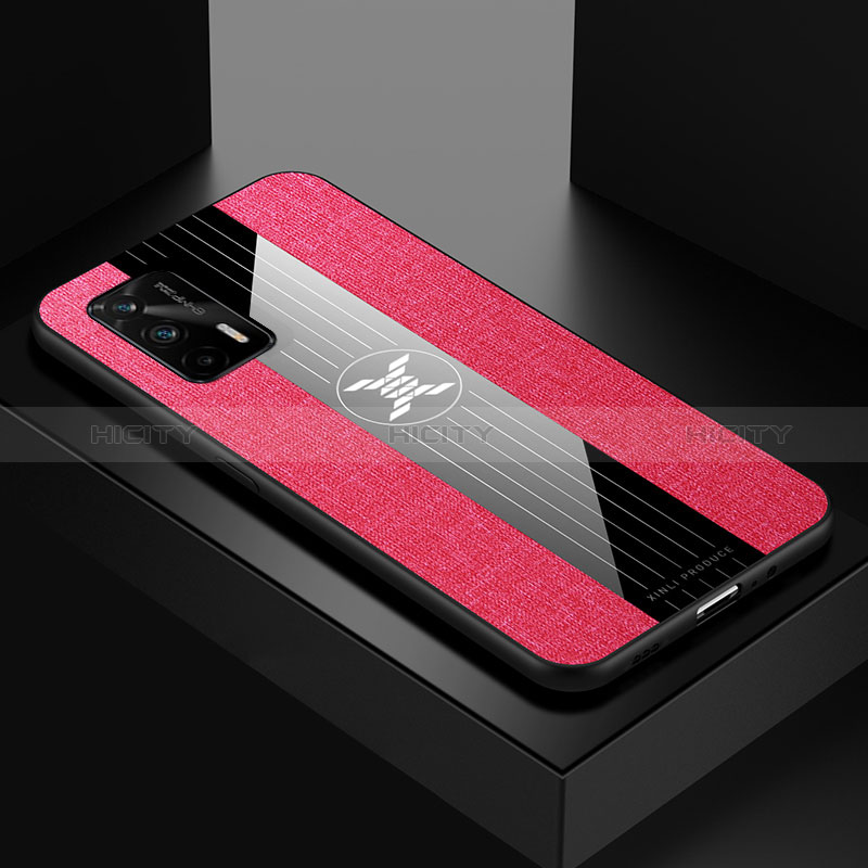 Coque Ultra Fine Silicone Souple Housse Etui X01L pour Realme X7 Max 5G Rouge Plus