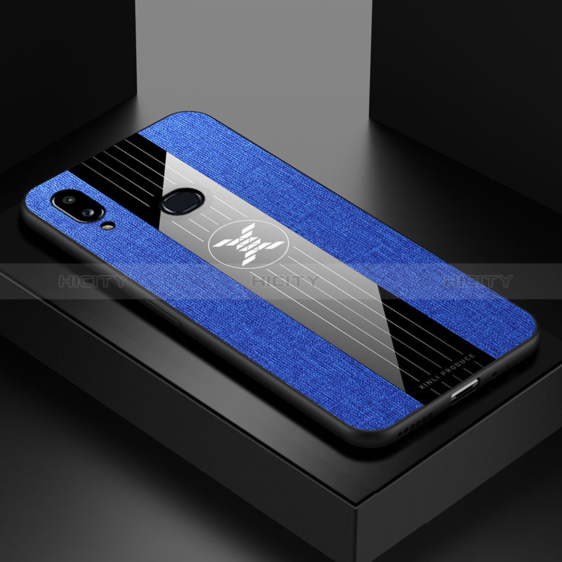 Coque Ultra Fine Silicone Souple Housse Etui X01L pour Samsung Galaxy M01s Bleu Plus