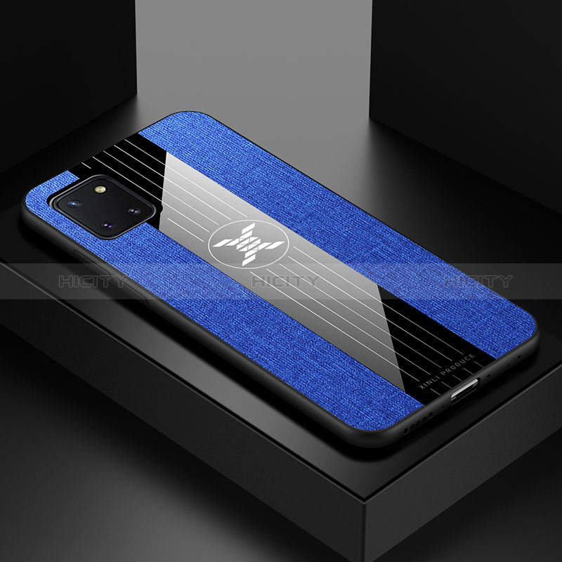 Coque Ultra Fine Silicone Souple Housse Etui X01L pour Samsung Galaxy M60s Bleu Plus