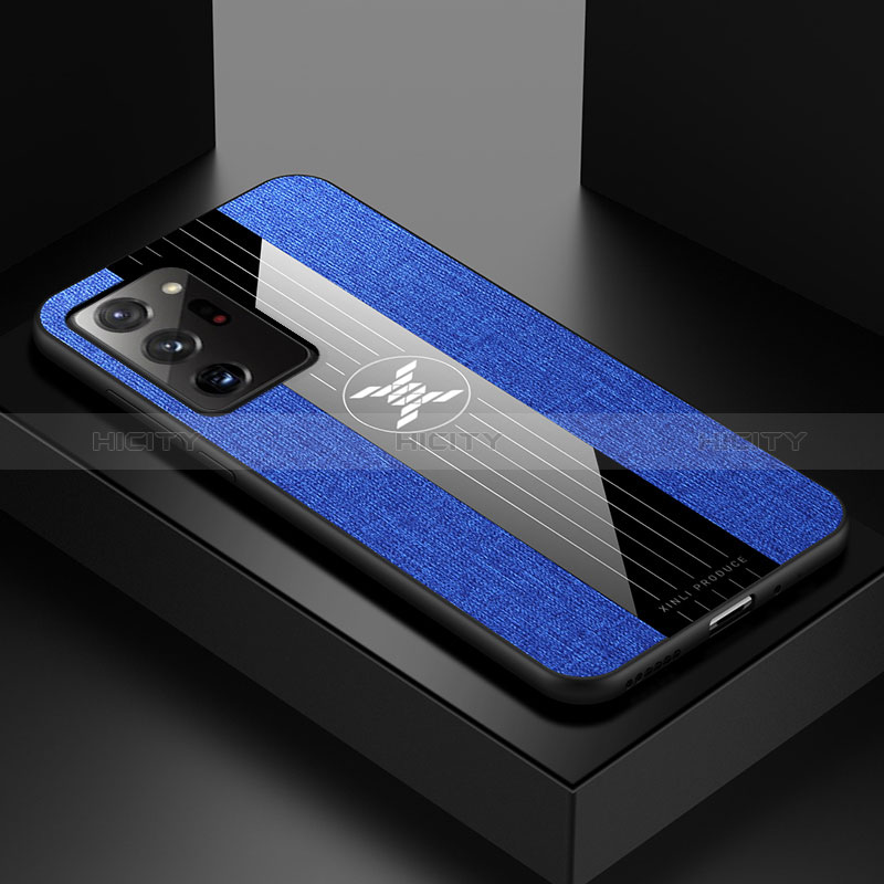 Coque Ultra Fine Silicone Souple Housse Etui X01L pour Samsung Galaxy Note 20 Ultra 5G Bleu Plus