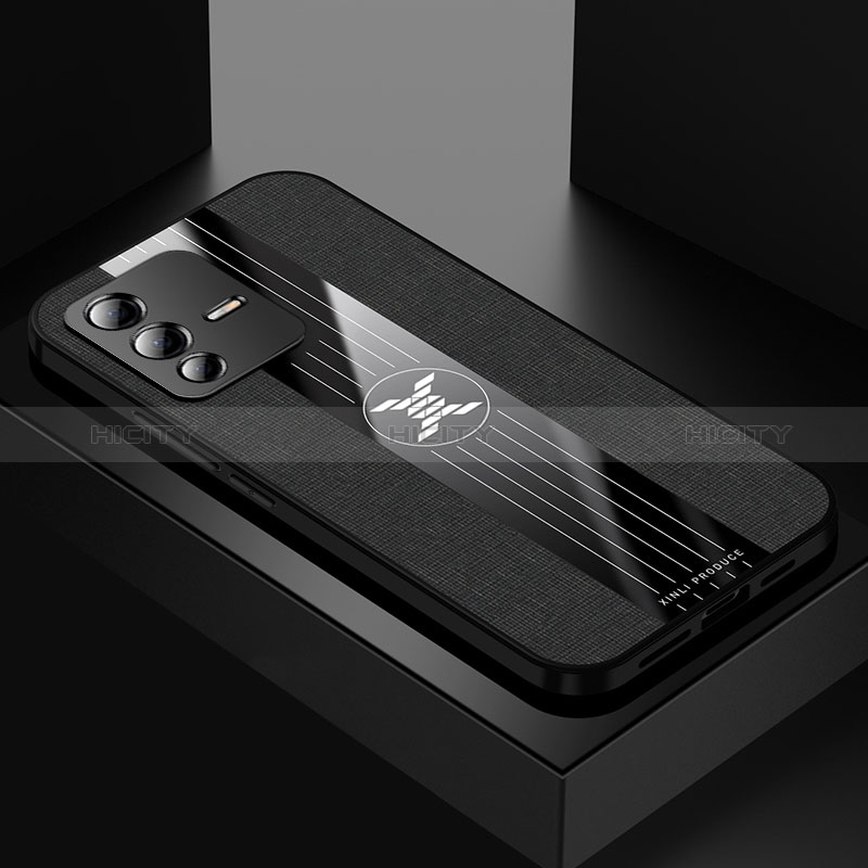 Coque Ultra Fine Silicone Souple Housse Etui X01L pour Vivo V23 5G Noir Plus