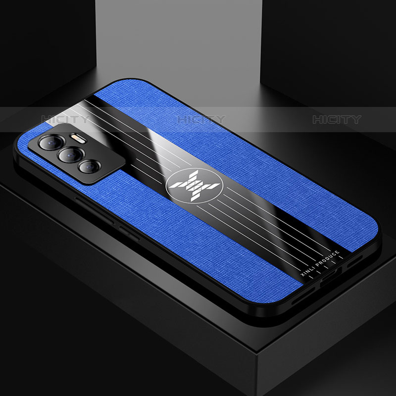 Coque Ultra Fine Silicone Souple Housse Etui X01L pour Vivo V23e 5G Bleu Plus