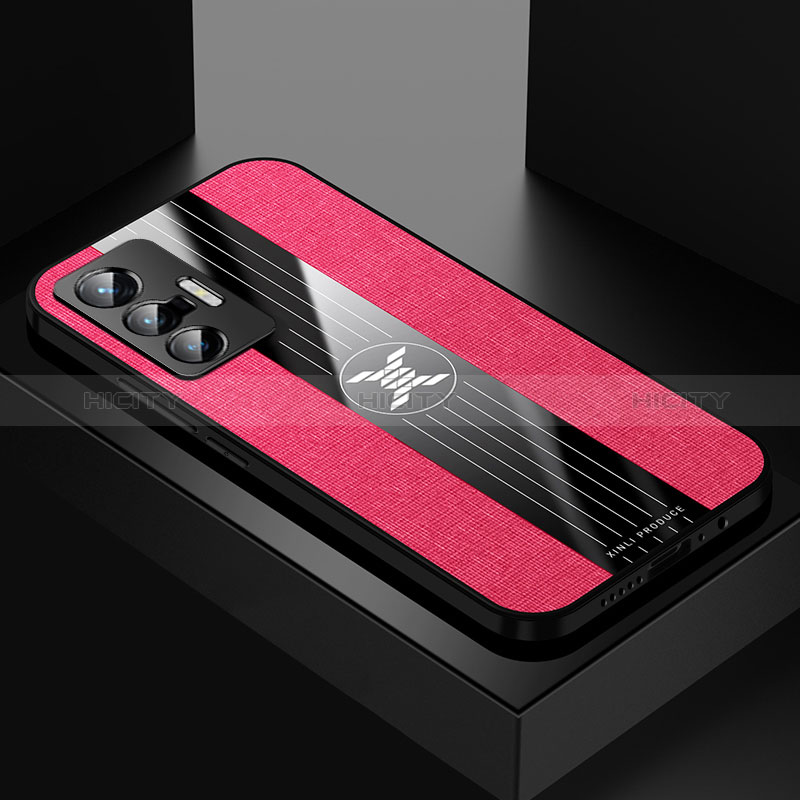 Coque Ultra Fine Silicone Souple Housse Etui X01L pour Vivo X70 5G Rouge Plus