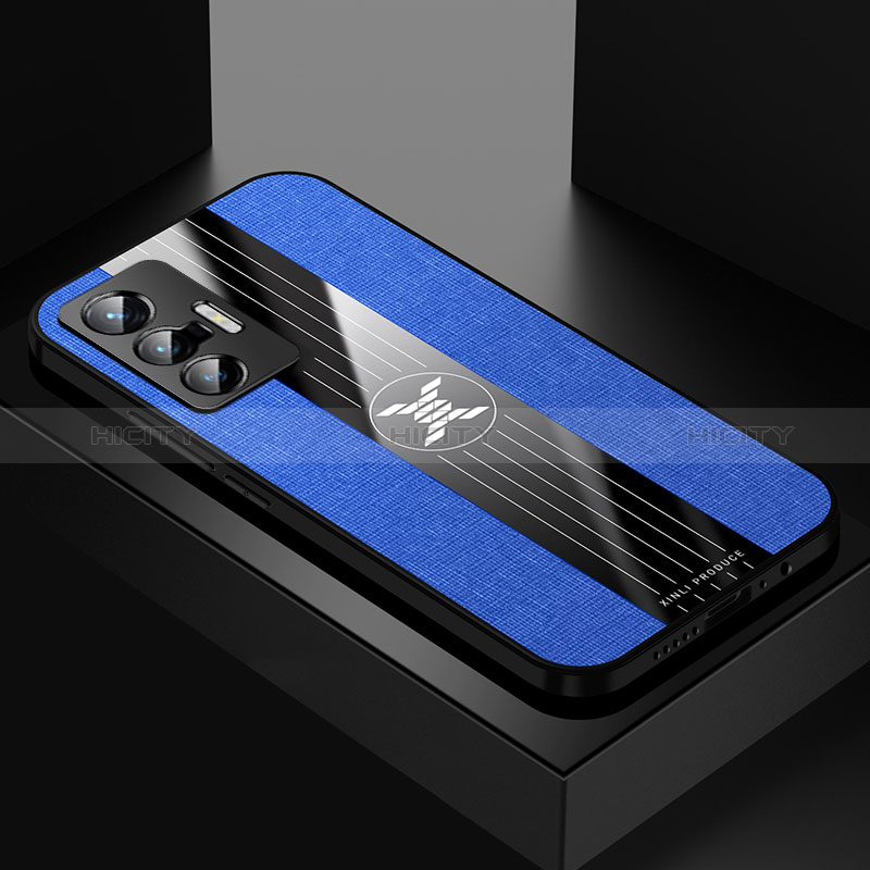 Coque Ultra Fine Silicone Souple Housse Etui X01L pour Vivo X70t Bleu Plus