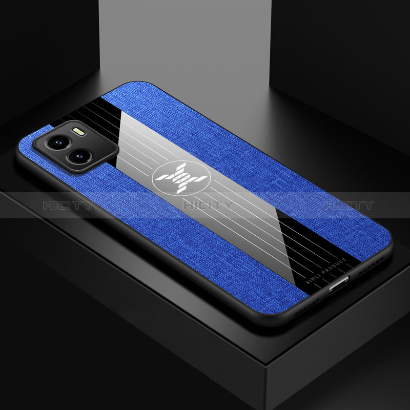 Coque Ultra Fine Silicone Souple Housse Etui X01L pour Vivo Y10 Bleu Plus