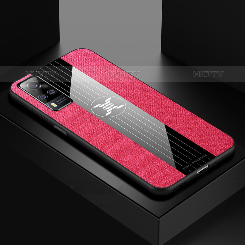 Coque Ultra Fine Silicone Souple Housse Etui X01L pour Vivo Y51A Rouge Plus