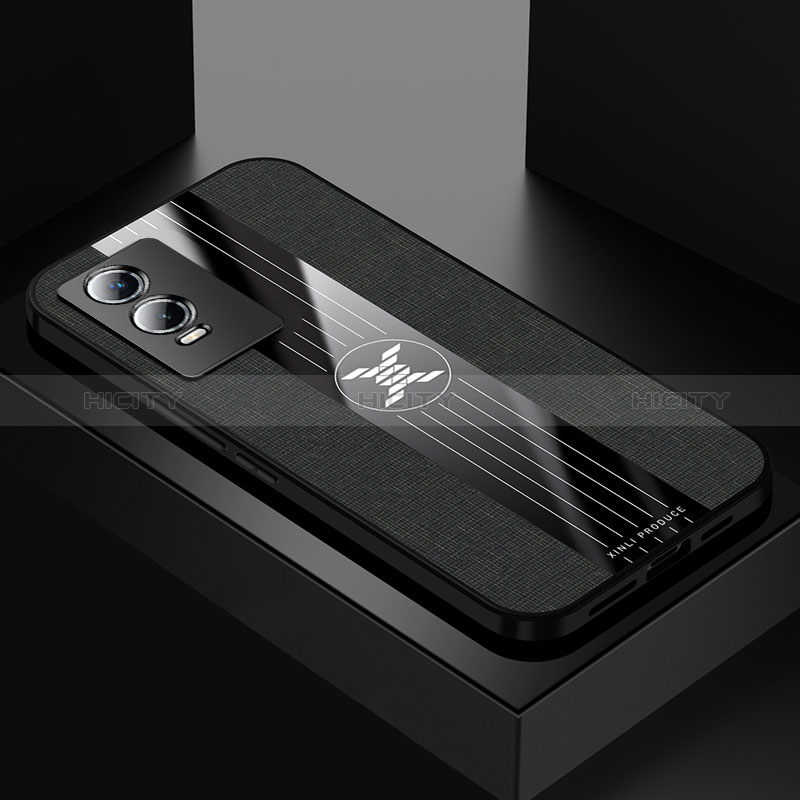 Coque Ultra Fine Silicone Souple Housse Etui X01L pour Vivo Y76s 5G Noir Plus