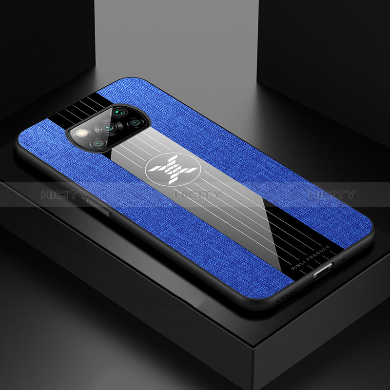 Coque Ultra Fine Silicone Souple Housse Etui X01L pour Xiaomi Poco X3 Pro Bleu Plus