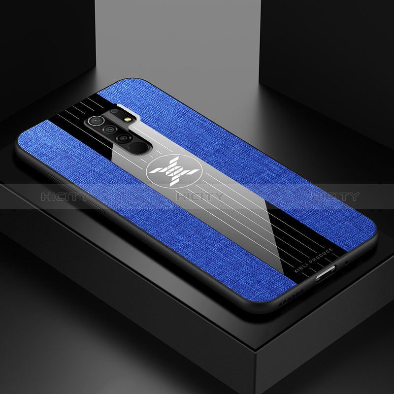 Coque Ultra Fine Silicone Souple Housse Etui X01L pour Xiaomi Redmi 9 Bleu Plus